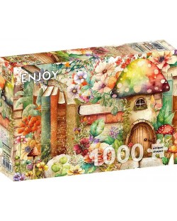 Puzzle Enjoy de 1000 de piese - Lumea cărților